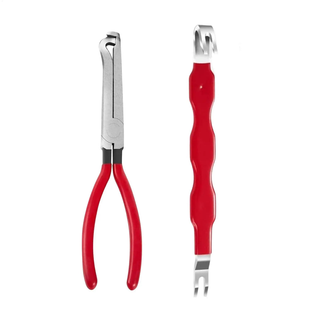 2Pcs Automotive Electrical Connector Disconnect Pliers Set Fuel Line Separator Wire Harness Angled Wire Cutter Removal tools Oasis Select