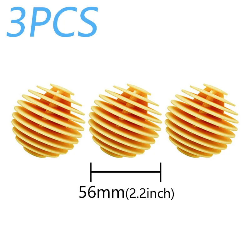 Anti-tangle Oval Solid Cleaning Balls Magic Laundry Balls Drum Washing Machine Stain for Laundry Ball Cleaning Tool for Clothes Oasis Select Orange