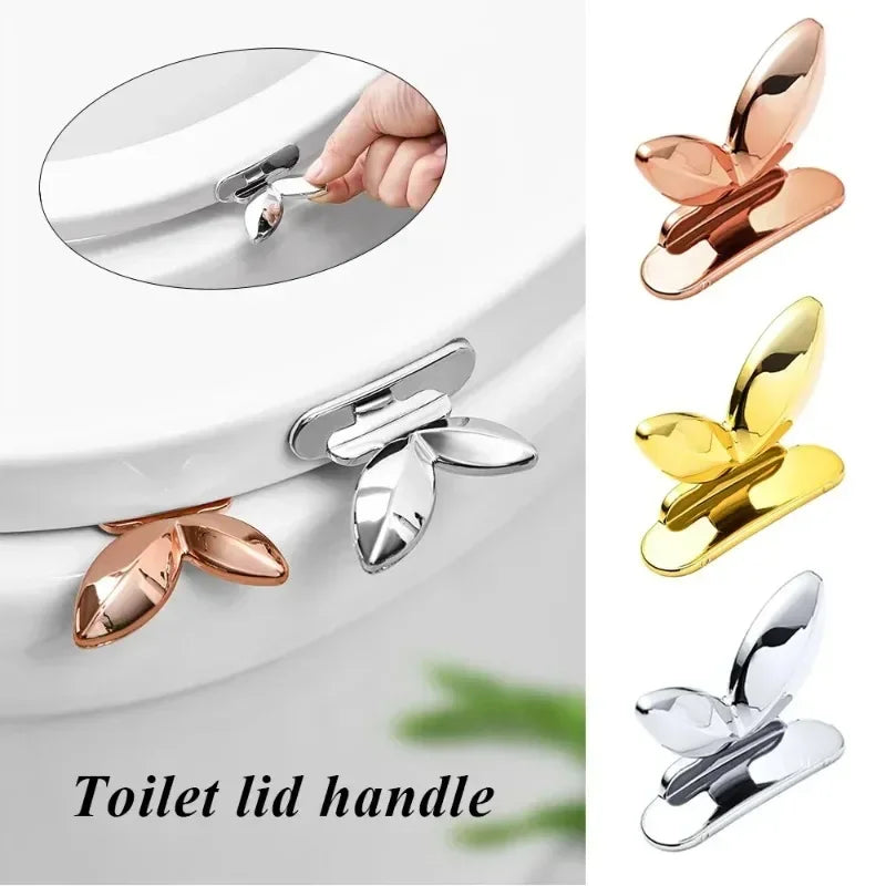 Toilet Lid Lifting Device Lid Lifter Toilet Seat Lifter Toilet Lid Handle Bathroom Supplies 2PCS ABS Multifunctional Practical Oasis Select