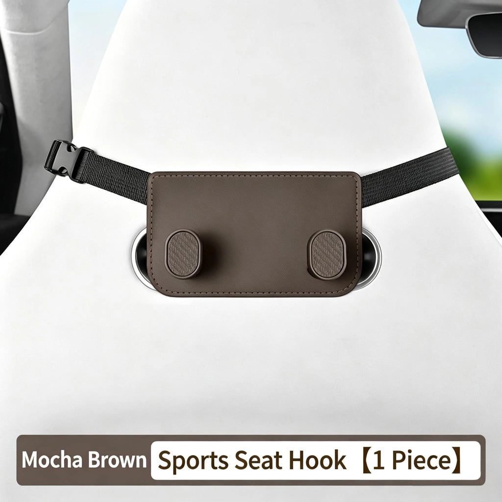 2-in-1 Car Headrest Hook & Phone Holder | Backseat Organizer
