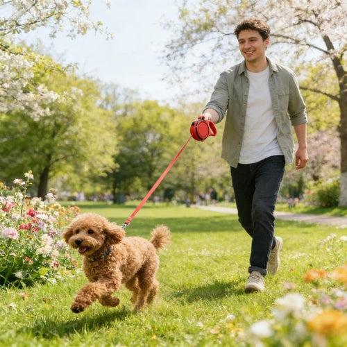 3 In 1 Retractable Dog Leash With Water Bottle Bowl Portable Automatic Lead For Puppy Medium Pet Outdoor Walking Supplies Oasis Select