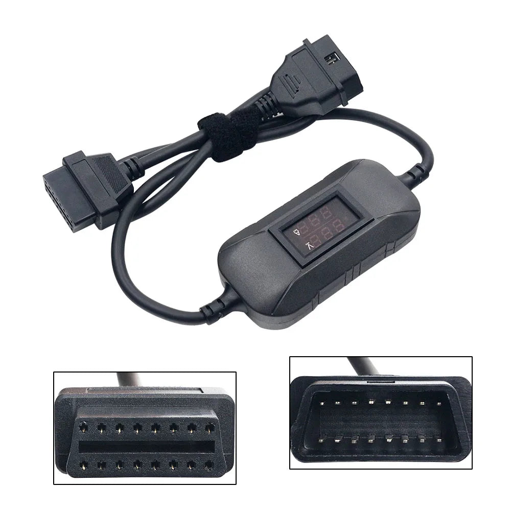 24V to 12V Heavy Duty Truck Diesel OBD2 Adapter Cable OBD2 Adapter Cable Oasis Select