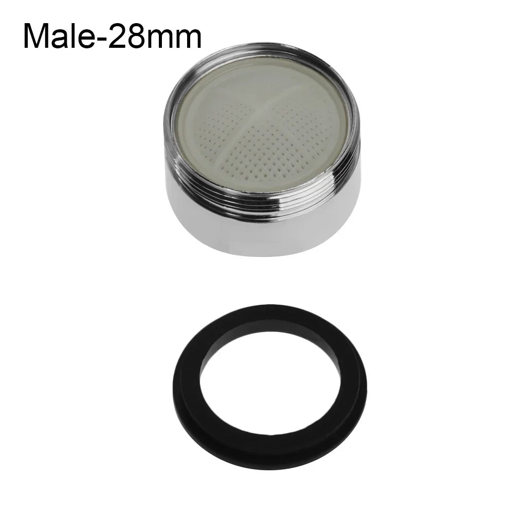 20/22/24/28mm Faucet Nozzle Filter Water Saving Tap Aerator Faucet Male Female Nozzle Spout End Diffuser Filter Oasis Select Male-28mm