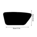 Magnetic Car Window Sunshade – UV Blocking Mesh Curtain