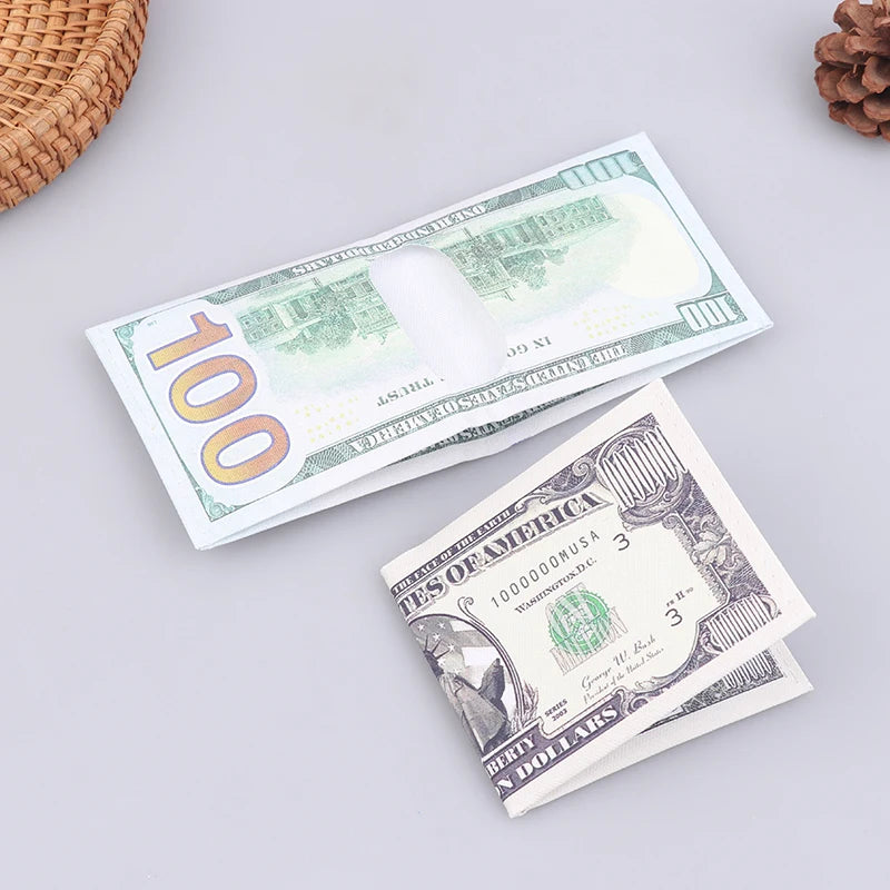 Slim Canvas Print Wallet – Unisex Bifold Card & Cash Holder Canvas Bifold Wallet Oasis Select