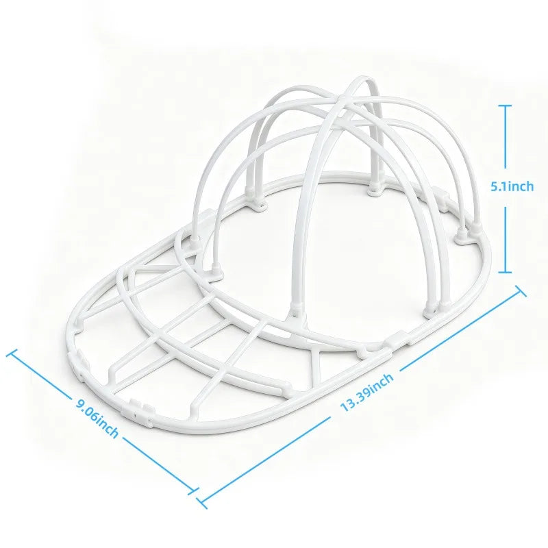 Upgraded Double Layer Detachable Hat Washer for Washing Machine, Anti-Deformation Baseball Cap Cleaning Bag with Fixed Bracket Oasis Select Double layer