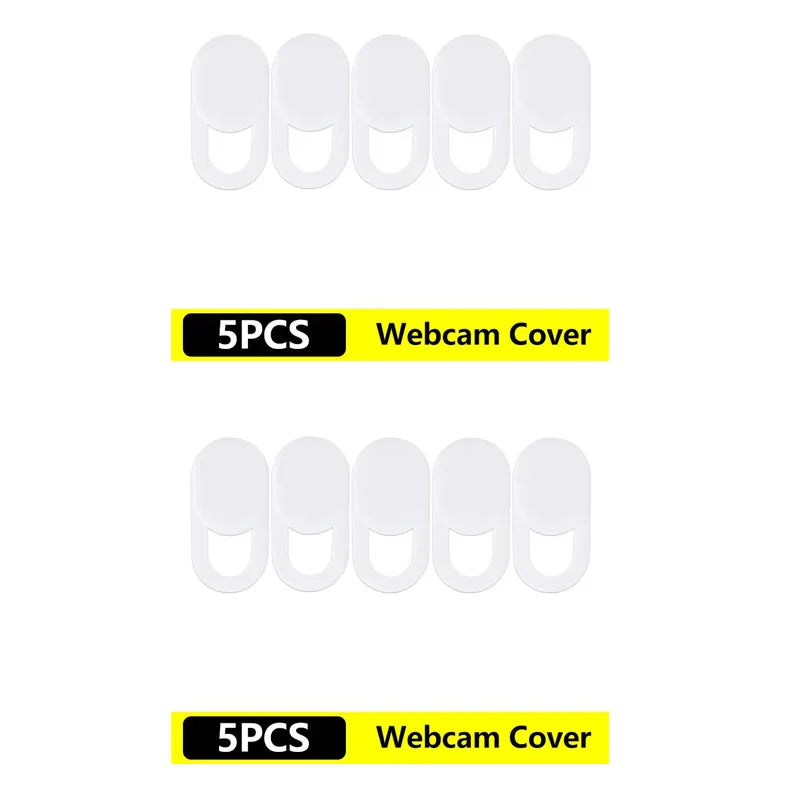 5/10/20pcs Universal Ultra-Thin Laptop Webcam Cover Shutter Antispy Camera Cover For Web Laptop Mobile Phone Lens Privacy Cover Oasis Select 10pcs White