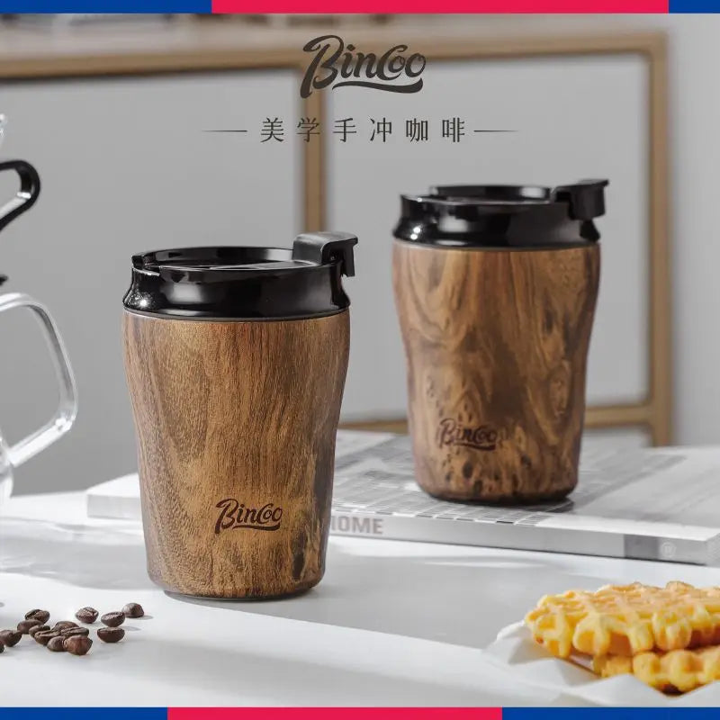 Coffee cup ceramic interior thermos cup Retro high appearance level portable stainless steel water cup Oasis Select
