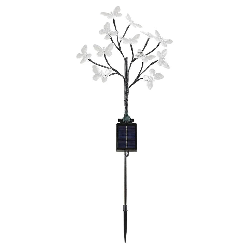 Solar Butterfly Branch Light Firefly LED Garden Outdoor Lawn Lights Oasis Select