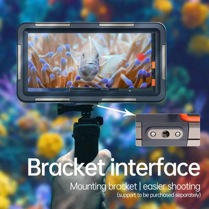 15M Professional Diving Phone Case For iPhone 16 15 14 13 12 Pro Max Underwater Taking Waterproof Cases Cover For Samsung Huawei Oasis Select