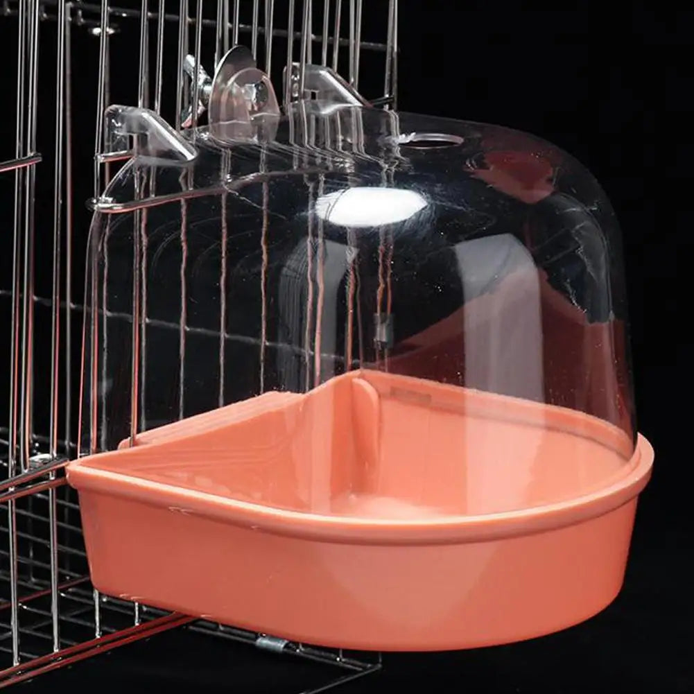 Hanging Bird Bath Is Waterproof Wear-resistant And Easy To Clean Cage-style External Bath For Birds Such As Parrots And Myn Oasis Select