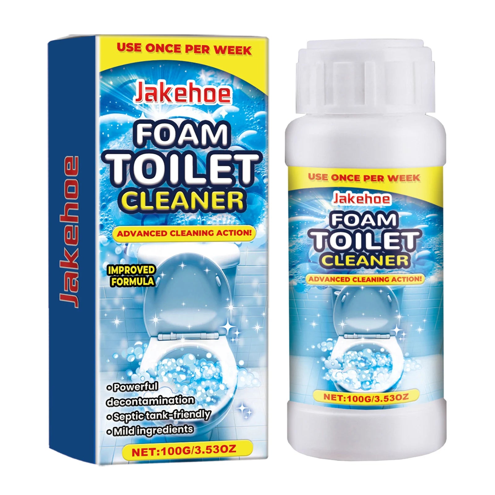360° Foaming Toilet Bowl Cleaner – Descaling & Deodorizing
