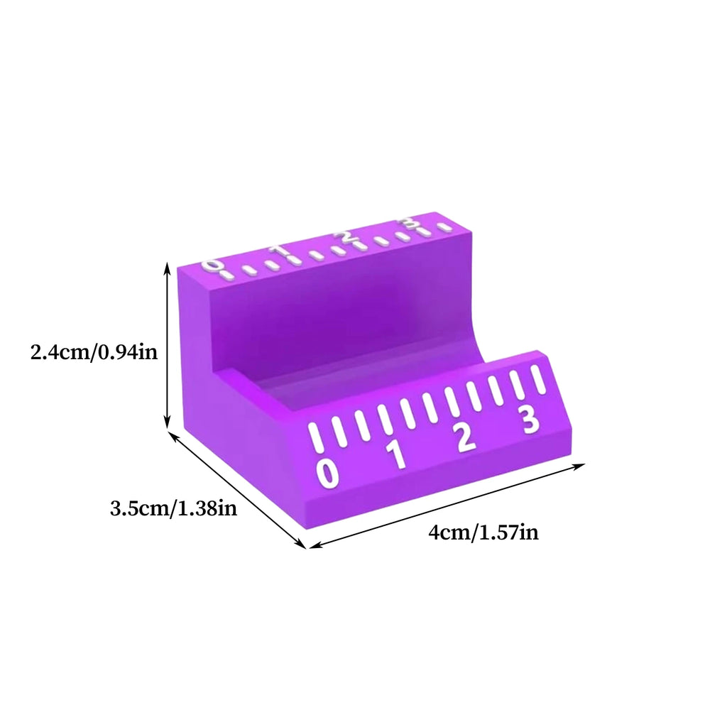 3ml/10ml Vial Label Applicator Easy Alignment Precise Application Sticker Alignment Tool Time-Saving Reusable Labeling Tools Oasis Select Purple 3ml