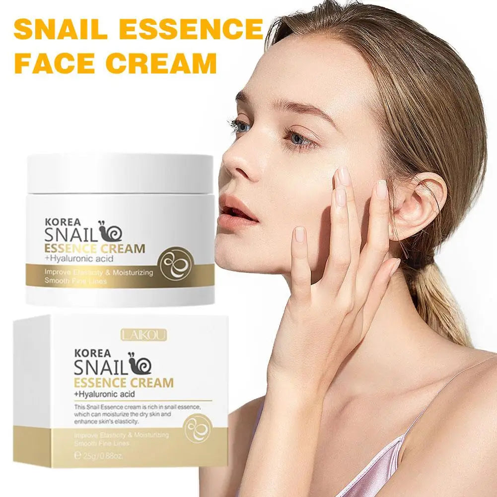 LAIKOU Snail Face Cream Hyaluronic Acid Moisturizer 25g/50g Snail Moisturizing Cream Oasis Select