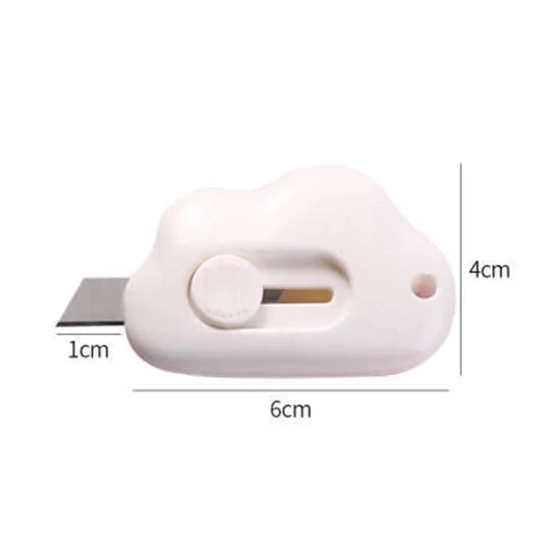 1/4pcs Mini Utility Knife Retractable Letter Opener Box Cutter Portable Carton Opener Paper Cutting Tool School Office Supplies Oasis Select