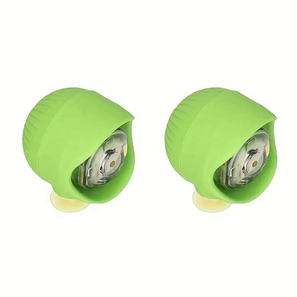 LED Clog Shoe Lights – 2pc USB Rechargeable Waterproof Headlights Shoe Lights Oasis Select Green