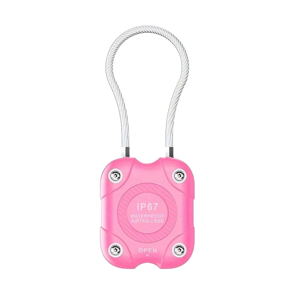 Apple AirTag Holder Wire Cable Lock – 360° Protective Case AirTag Protective Case Oasis Select Pink