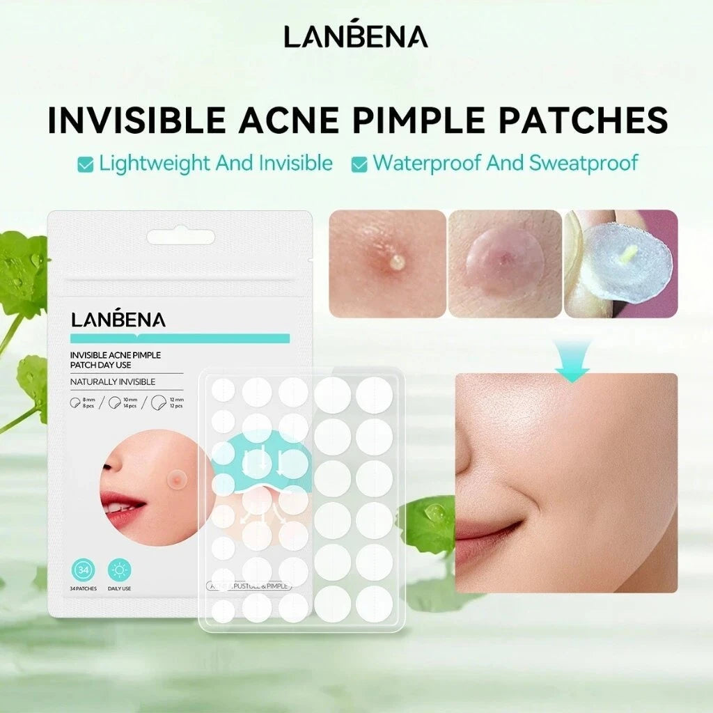 LANBENA Acne Pimple Patch Daily Use and Night Use Invisible Acne Stickers Blemish Treatment Acne Concealer Makeup Oasis Select