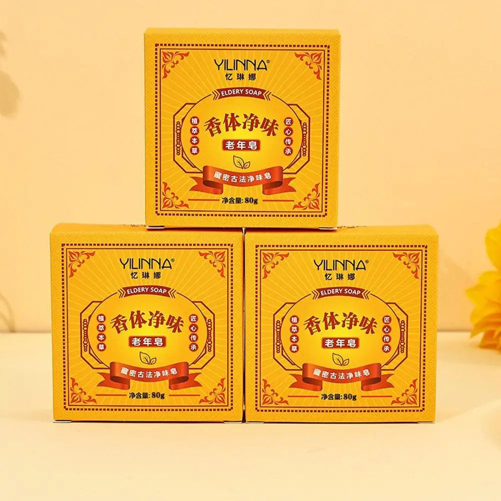 Eldery Soap Bar Oil-Control Lackhead Cover Soap Cleanser Chinese Traditional Skin Care 1/2pcs Oasis Select