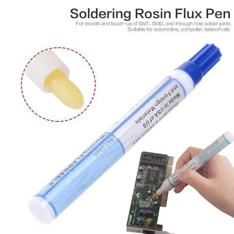 1/2/3pcs Soldering Flux Pen Low Solids No Clean For Solder Solar Cell Process Tool Oasis Select