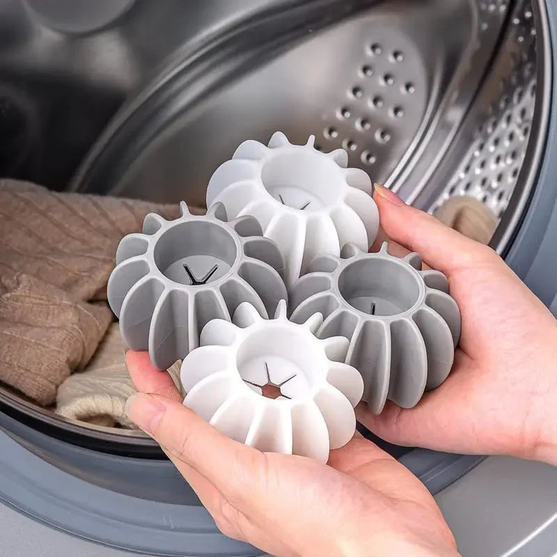 Laundry Ball Reusable Clothes Hair Cleaning Tool Pet Hair Remover Washing Machine Cat Hair Catcher Laundry Ball Oasis Select