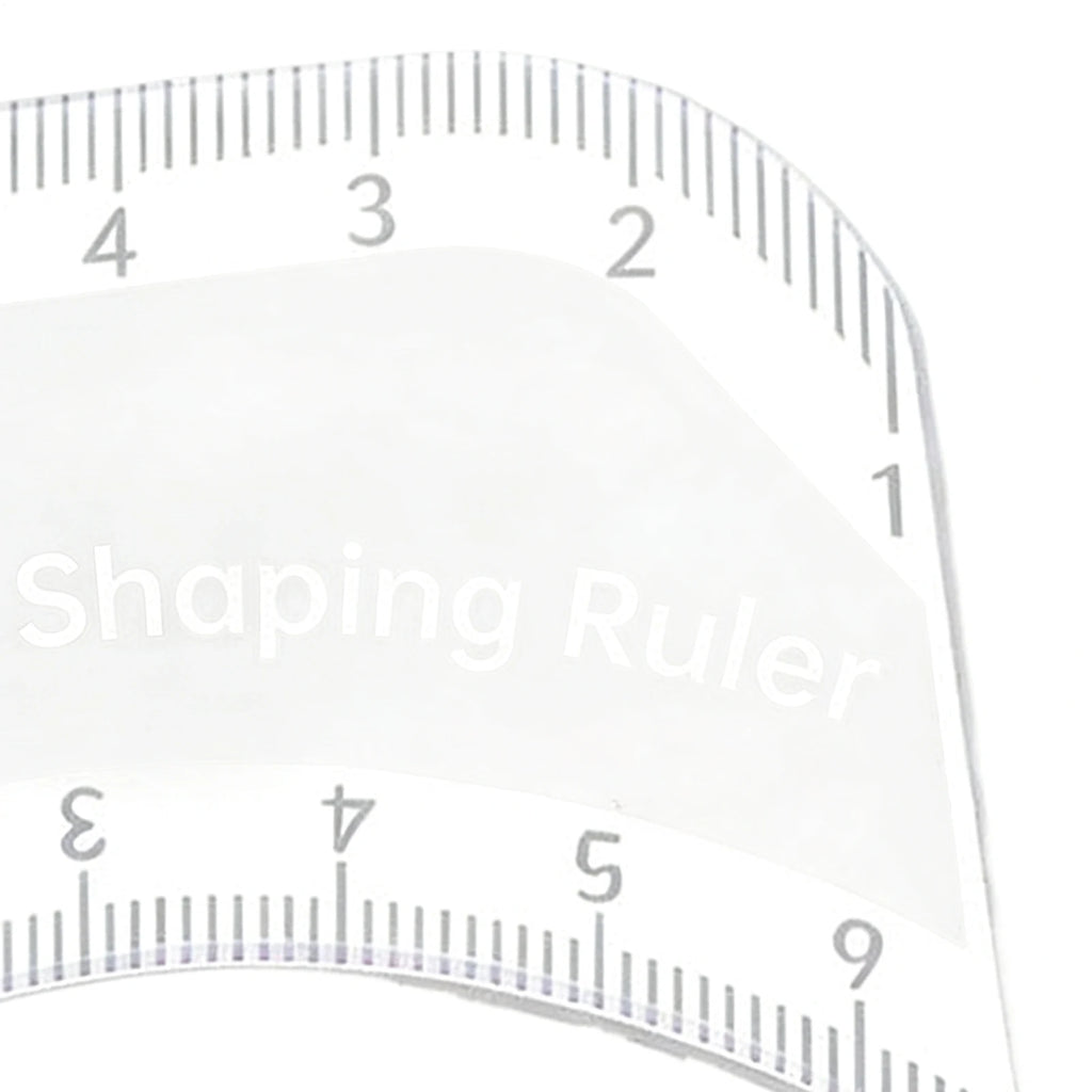 1PC Brow Mapping Ruler Eyebrow Shaping Ruler 1 Minute Fast Drawing Design Brow Easy Tool Microblading Permanent Mekeup Stencils Oasis Select