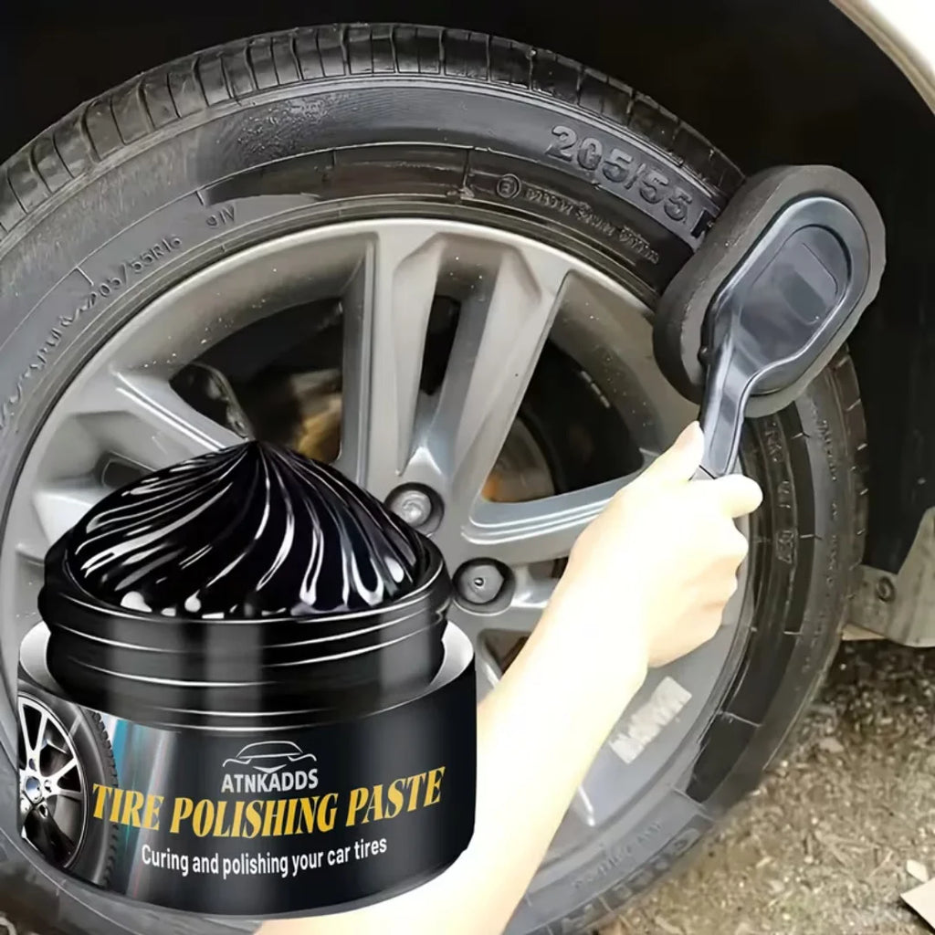 Tire & Plastic Restorer Polishing Paste – Black Coating Tire & Trim Restorer Oasis Select