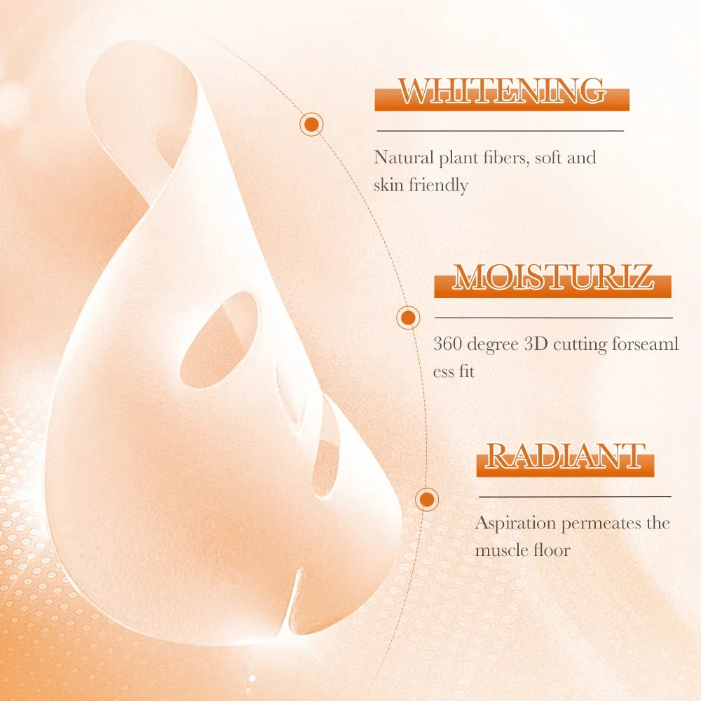 BIOAQUA Vitamin C Face Mask – Whitening, Hydrating & Anti-Aging Vitamin C Face Mask Oasis Select