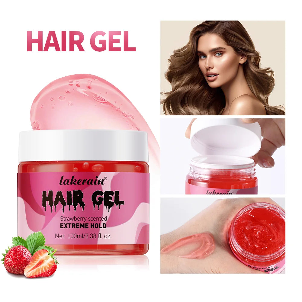 Lakerain Edge Control Hair Gel – Anti-Frizz Curl Defining Cream