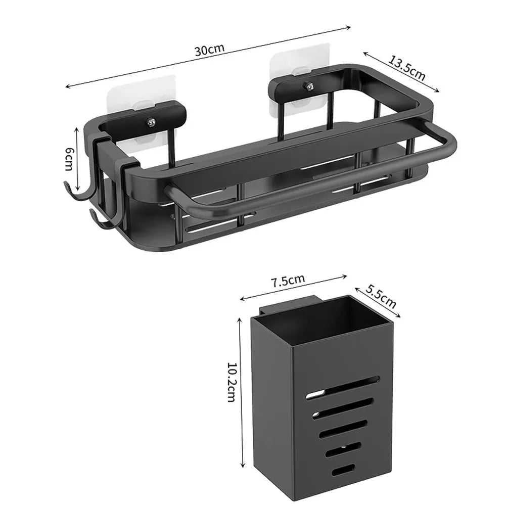 No-Drill Stainless Steel Kitchen Sink Organizer & Drainer Rack