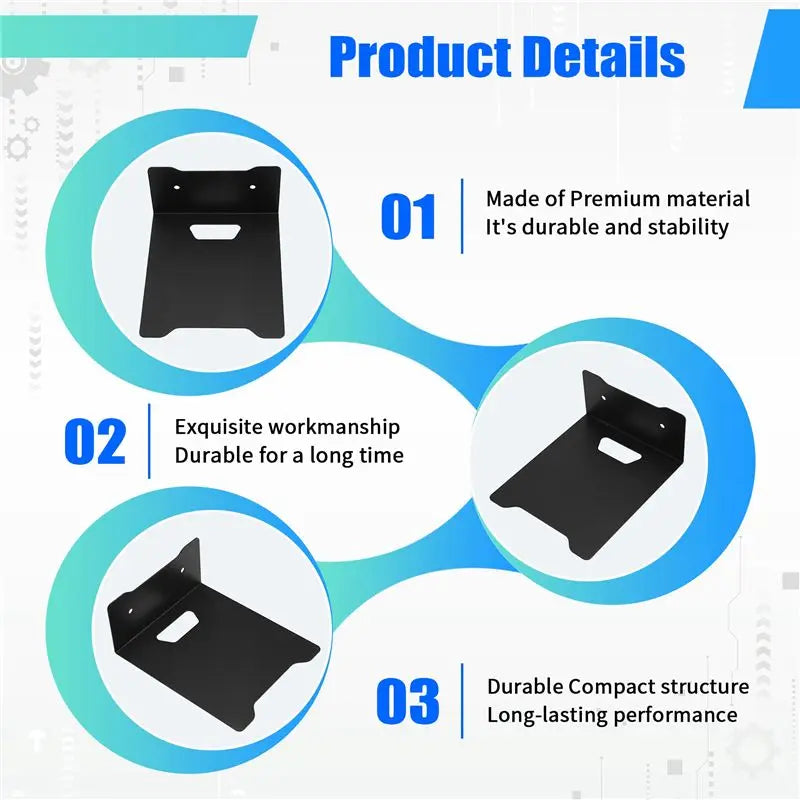 LIKE WISH Wall Shelf Holder Floating Shelf Stand Wall Mount Storage Rack For TV Projector Speaker Camera Router Oasis Select