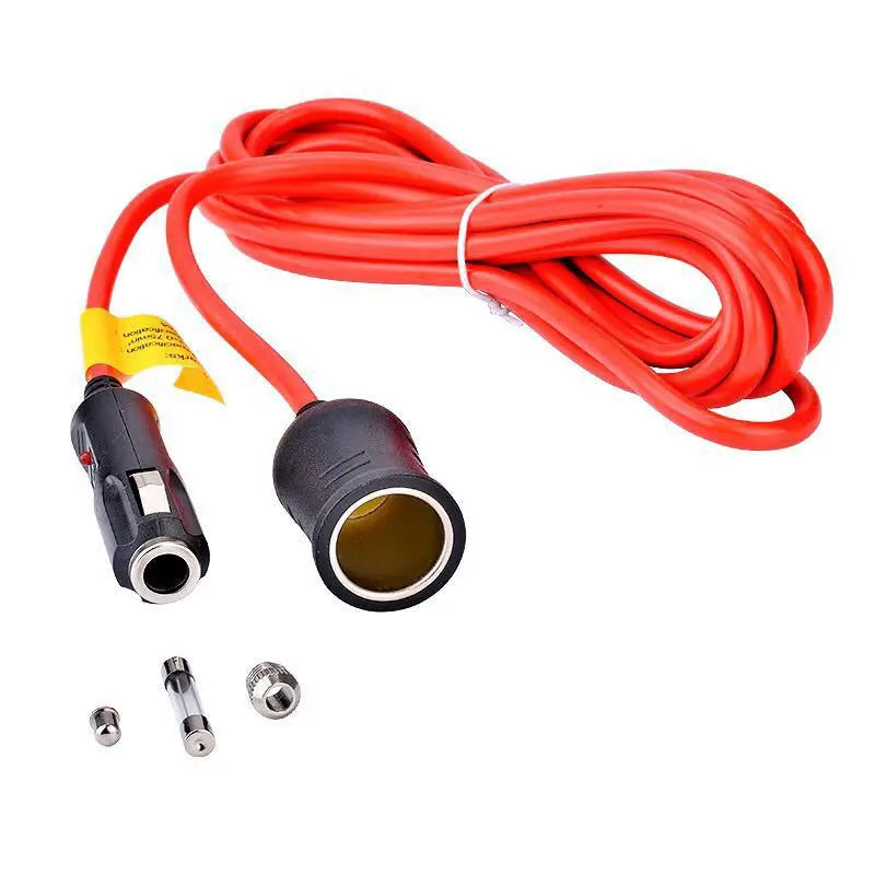 3.6m Car Power Cable Extender 12V 24V Car Cigarette Lighter Extension Cord Socket Female Plug Auto Charger Cable with 15A Fuse Oasis Select Default Title