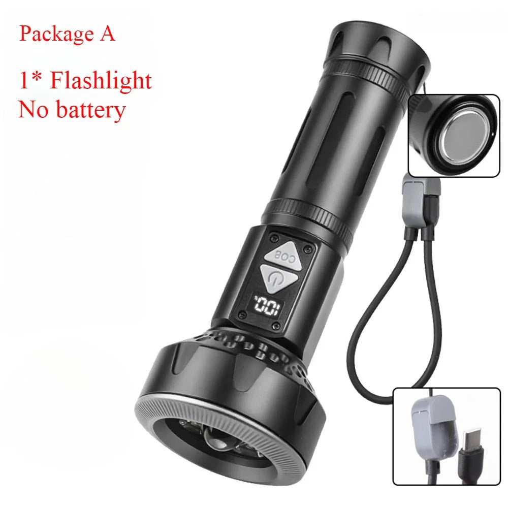 POCKETMAN 3800 Lumen Tactical Flashlight | USB-C, 8 Modes, Waterproof