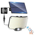Solar Lights 234 LED Solar Security Lights Outdoor Garden Motion Sensor 3 Modes Waterproof Split Solar Flood Wall Lights Garage Oasis Select 234 LED 2Pcs