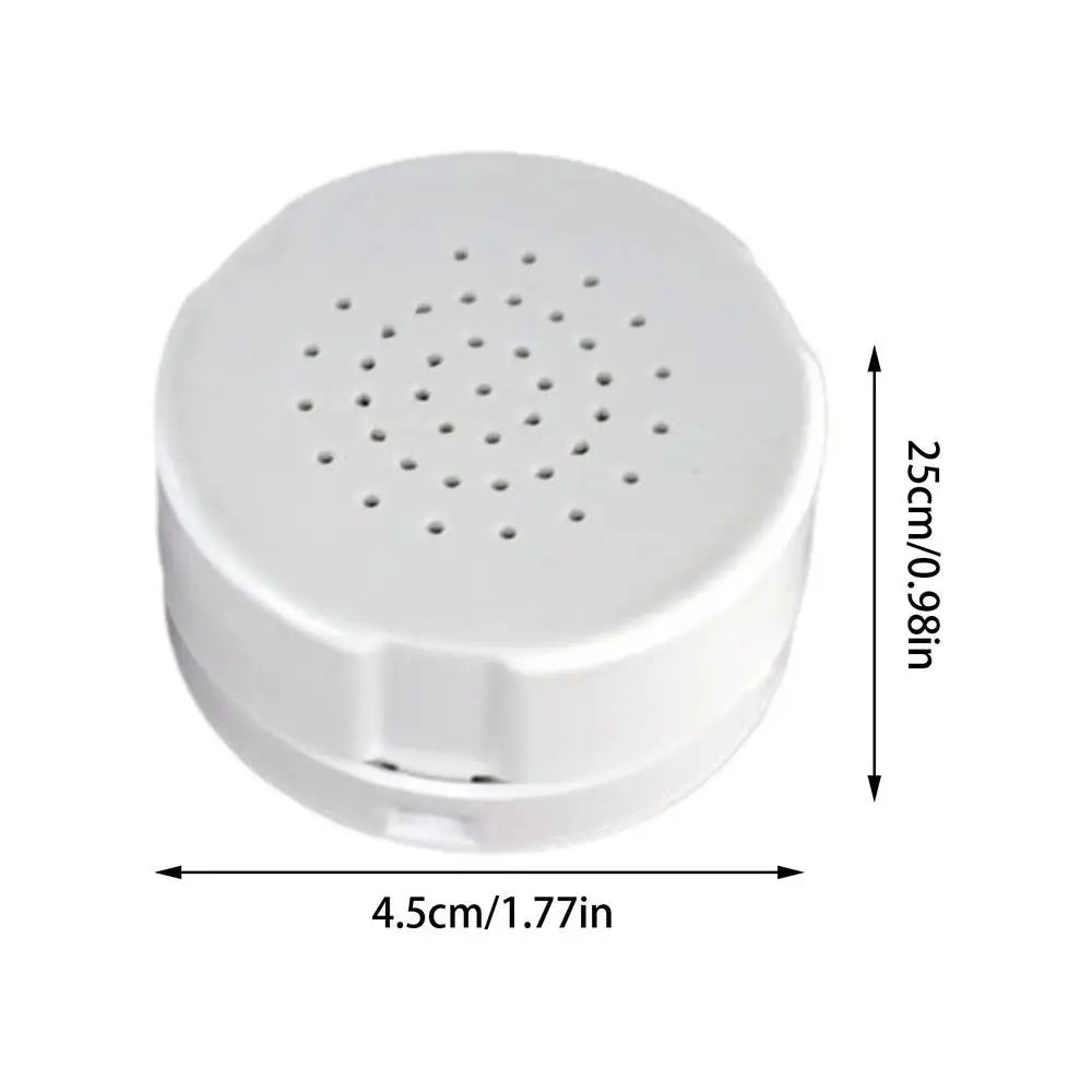 Stuffed Toy Sound Recorder 60 Seconds Button Sound Box Toy Recording Device Custom Messages Recorder Creative Reusable Recorder Oasis Select White