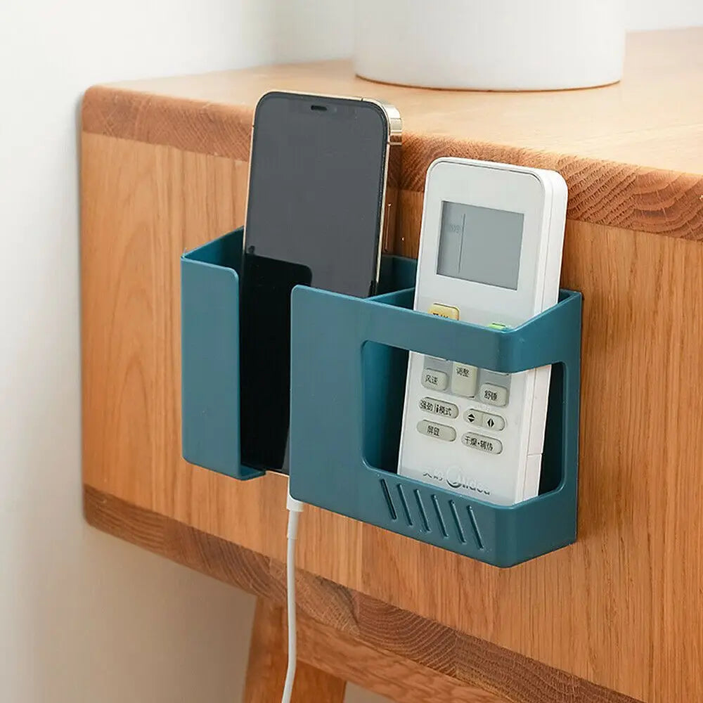 Multi-function Television Convenient Remote Control Organizer Storage Stand Phone Boxes Wall Mounted Box Oasis Select