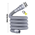 Foldable Caravan Sewer Plumbing Kit with Adjustable Adapter and Clamp Leak-Proof RV Hose Flexible drain hose for motorhomes Oasis Select 5 meters
