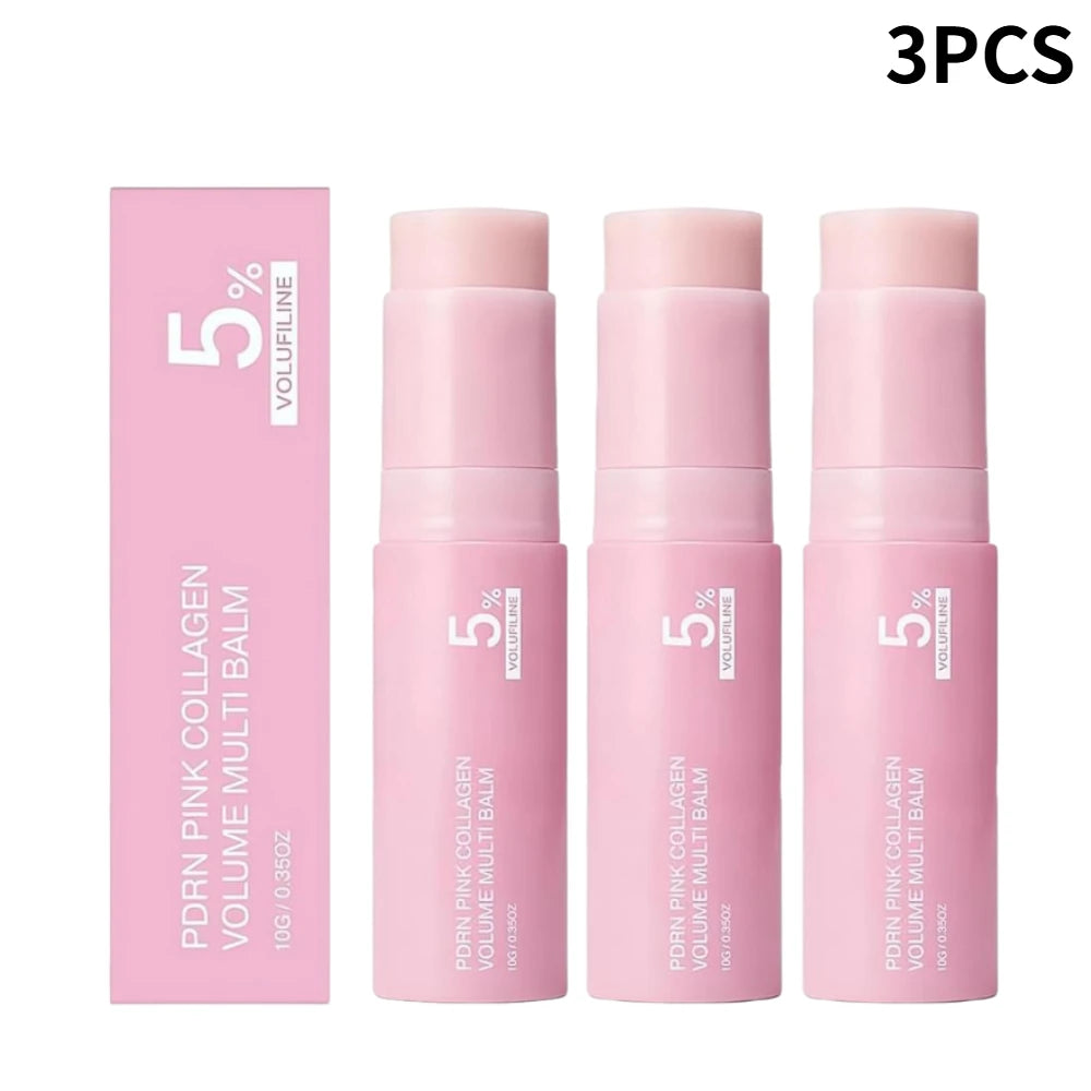 PDRN Pink Collagen Volume Multi Balm Stick Oasis Select Multi Balm X 3