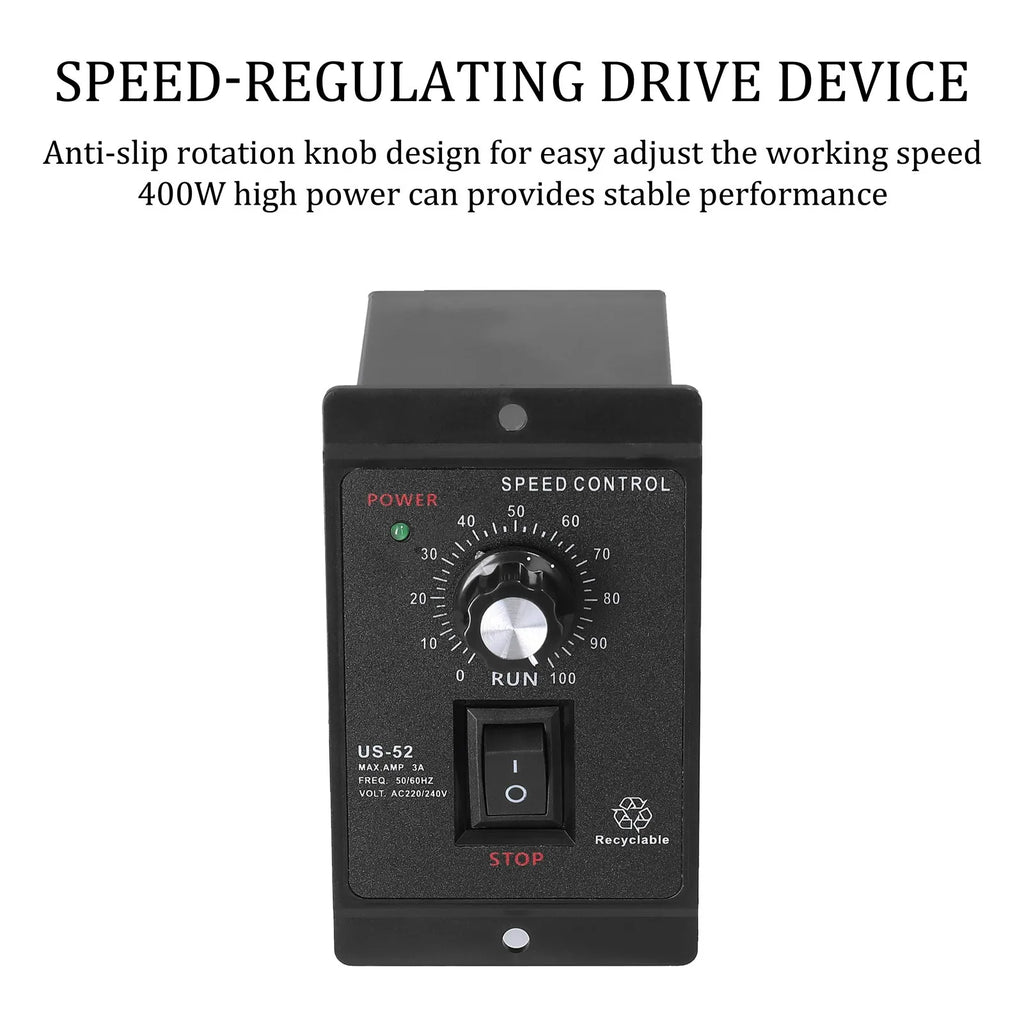 DIV 400W AC220V Multifunctional Motor Speed Controller Speed Regulator with Display Target Value Settable for Motor Control Oasis Select