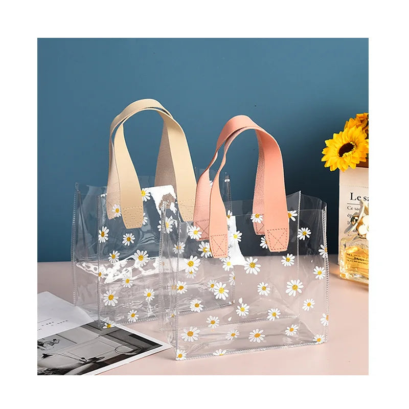New Fashion Transparent Bag Women Bag Luxury Handbag Fashion Pvc Clear Bag High Quality Handbags Feminina Bucket Crossbody 2024 Oasis Select 1-Pink-S Other