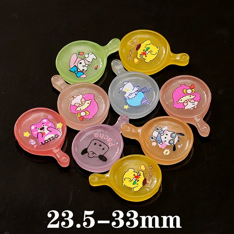Glow-in-the-dark Kung Fu Chicken Simulation Resin Yellow Cartoon