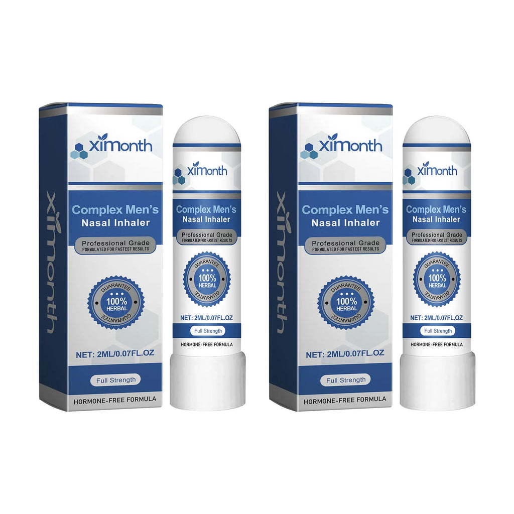 Ximonth Men's Energy Nasal Inhaler – Anti-Fatigue Vitality Boost Men's Nasal Inhaler Oasis Select 4ml boxed