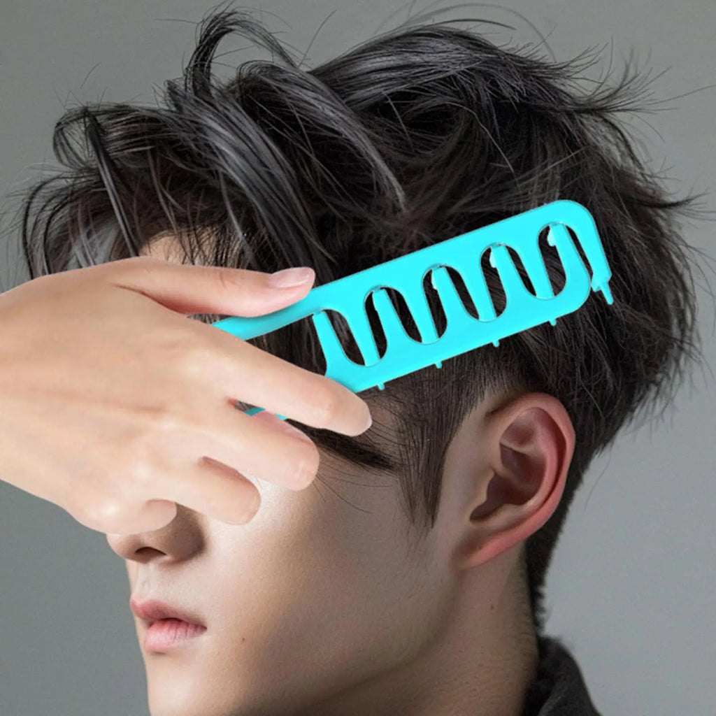 Shadow Men Styling Hair Brush Bang Root Lifting Tool Brush forMen Bang Hair Volume Root Lifting Clip Comb Tool Styling hair comb Oasis Select