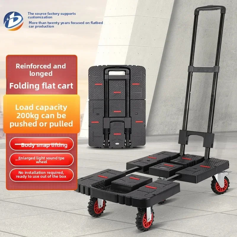 Multi-functional Baoyu, outdoor camper, family truck shopping cart with brake wheel folding trolley trailer Oasis Select