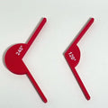 2/5Pcs Multifunctional Geometric Angle Teaching Auxiliary Props Portable Geometric Angle Ruler Measuring Tools Oasis Select 120 240