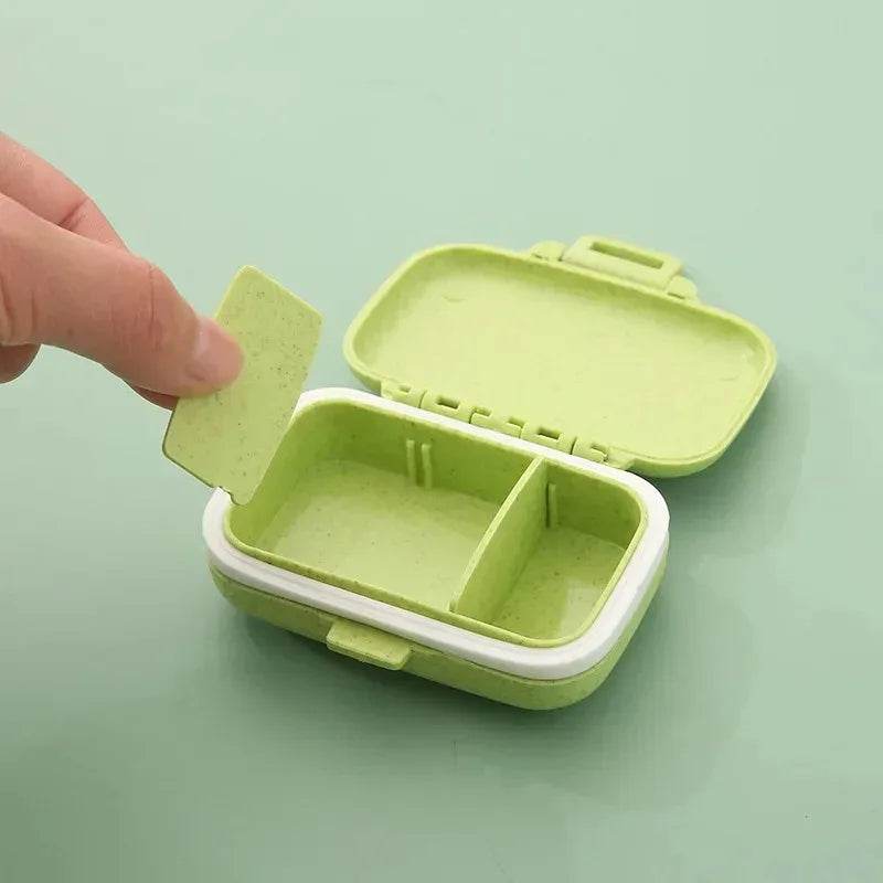 1/2/3pcs Mini Portable Pills Organizer Case 3 Grids PillBox Tablet Storage Container Weekly Medicine Pill's Box Pill Case Oasis Select