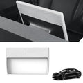 For Model3/Y 2025 Center Console Screen Protector Full Wrap Silicone Frame Edge Cover Interior Accessories Oasis Select White