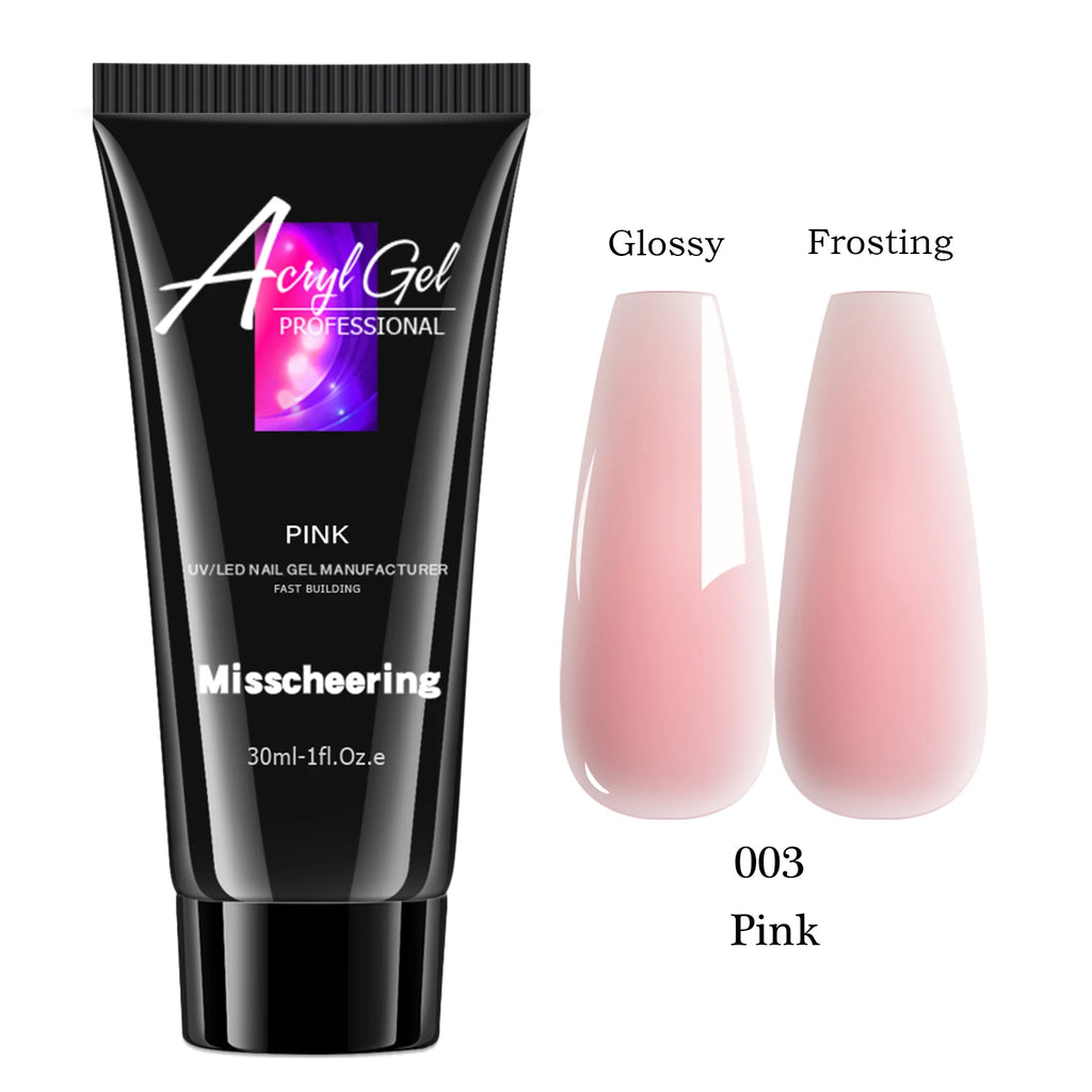 30ml Poly Nail Extension Gel UV/LED Builder – Solid Color Nail Builder Gel Oasis Select 03