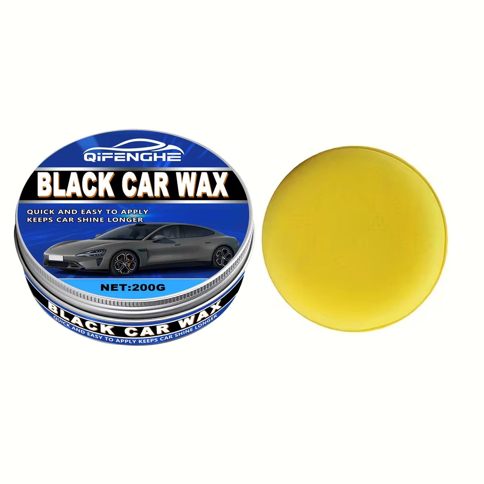 TOPMVCAR Black Car Wax – Crystal Plating, Gloss & Protection