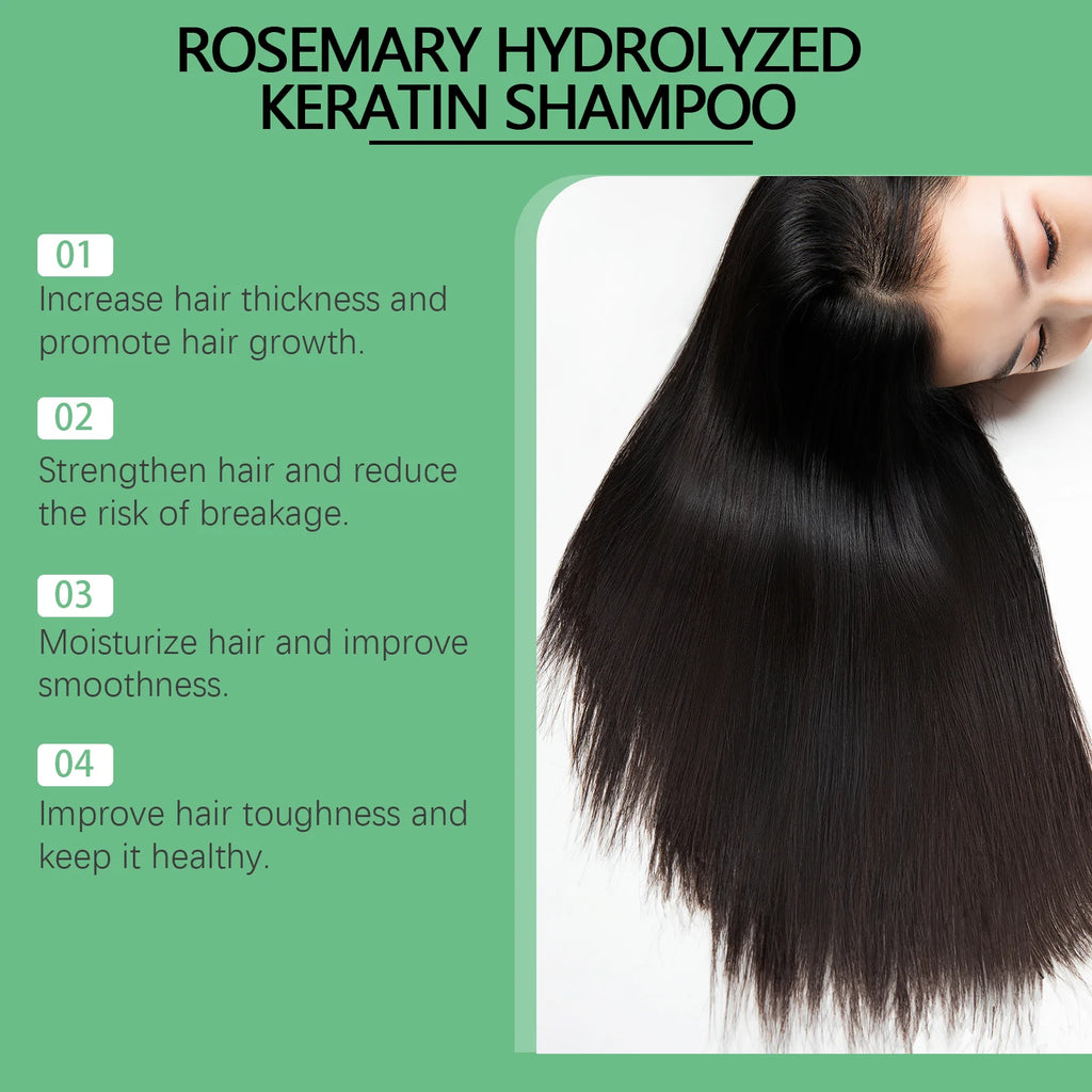 Rosemary Oil Shampoo – Volumizing & Keratin Scalp Care 100ml Rosemary Hair Shampoo Oasis Select